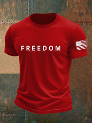 Men's Freedom Is Not Free R.I.P Charlie Kirk Short Sleeve T-shirt