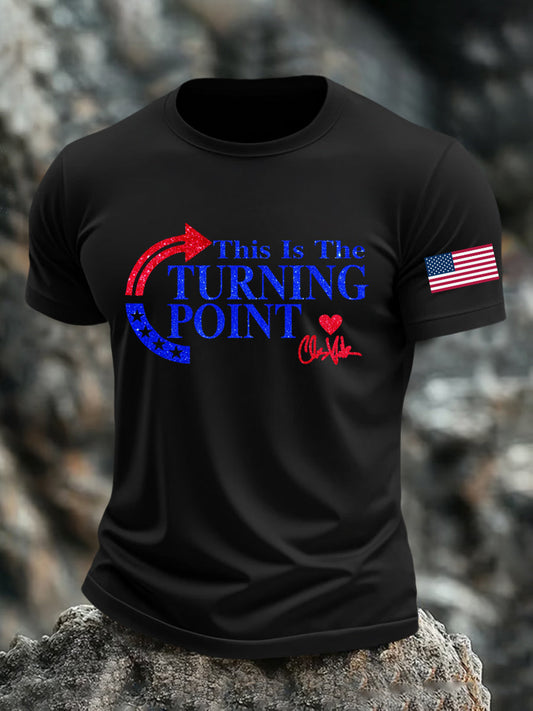 Men's This Is The Turning Point Printed T-shirt