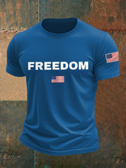 Men's Freedom Don't Stop Fighting R.I.P Charlie Kirk Tee