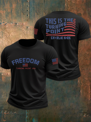 Men's Turning Point Flag Printed T-shirt