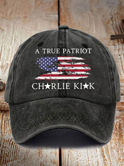 UnisexTurning Point Flag Print Hat