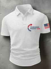 Men's Charlie Kirk Turning Point USA Trump Commemorative Shirt