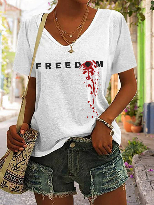 Women's Patriotic T-shirt