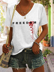 Women's Patriotic T-shirt