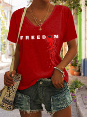 Women's Patriotic T-shirt