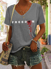 Women's Patriotic T-shirt