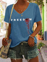 Women's Patriotic T-shirt
