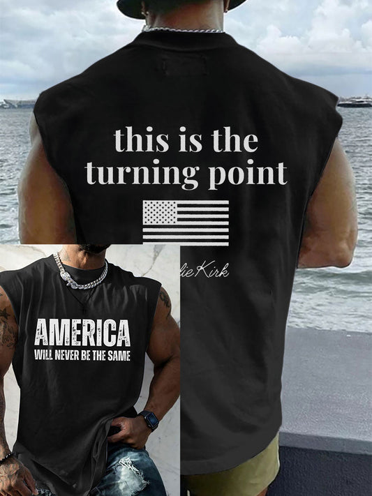 Men's patriotic vest
