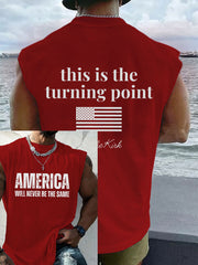 Men's patriotic vest