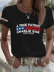 Women's Freedom Is Not Free R.I.P Charlie Kirk Short Sleeve T-Shirt