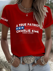 Women's Freedom Is Not Free R.I.P Charlie Kirk Short Sleeve T-Shirt
