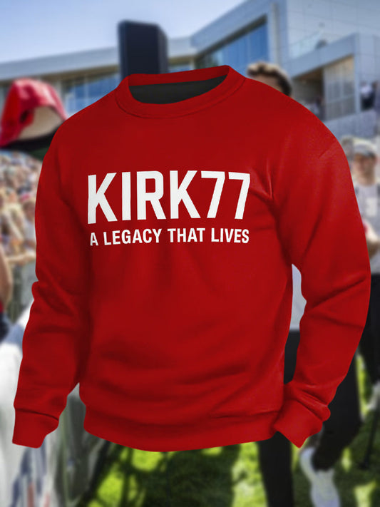 Men's Kirk77 A Legacy That Lives Crew Neck Sweatshirt