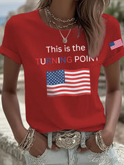 Women's This Is The Turning Point Printed T-shirt