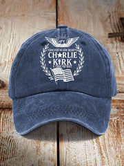 Unisex R.I.P Charlie Kirk  Print  Hat