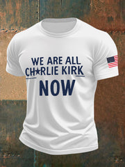 Men's A True Patriot Printed Casual T-Shirt