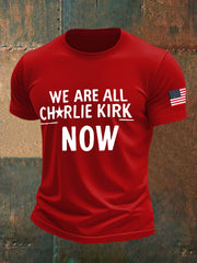 Men's A True Patriot Printed Casual T-Shirt
