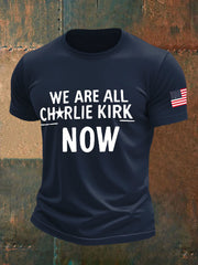 Men's A True Patriot Printed Casual T-Shirt