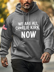 Men's A True Patriot Printed Casual Hoodie