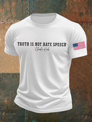 Men's Truth Is Not Hate Speech Printed T-shirt