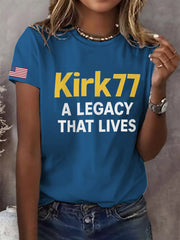 Women's Kirk77 A Legacy That Lives T-shirt