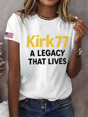 Women's Kirk77 A Legacy That Lives T-shirt