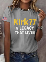 Women's Kirk77 A Legacy That Lives T-shirt