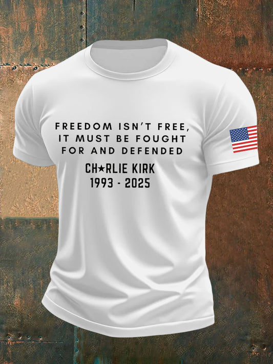 Men's Charlie Kirk Printed T-shirt
