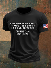 Men's Charlie Kirk Printed T-shirt