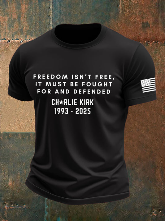 Men's Charlie Kirk Printed T-shirt