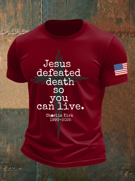 Men's Charlie Kirk Printed T-shirt