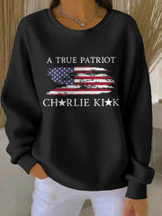 Women's Turning Point Flag Printed Sweatshirt