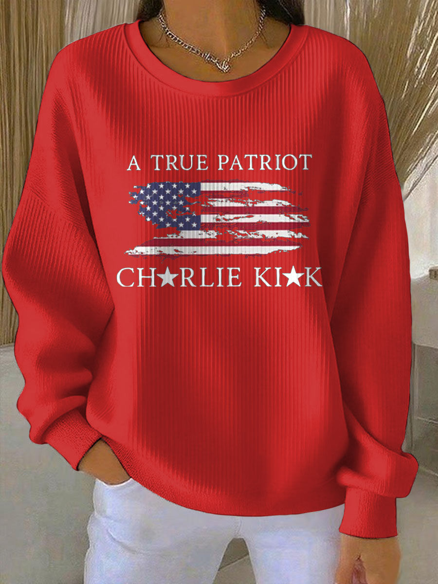 Women's Turning Point Flag Printed Sweatshirt