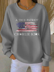 Women's Turning Point Flag Printed Sweatshirt
