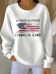 Women's Turning Point Flag Printed Sweatshirt