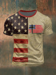 Men's Jesus Defeated Death So You Can Live Charlie Kirk Printed T-shirt