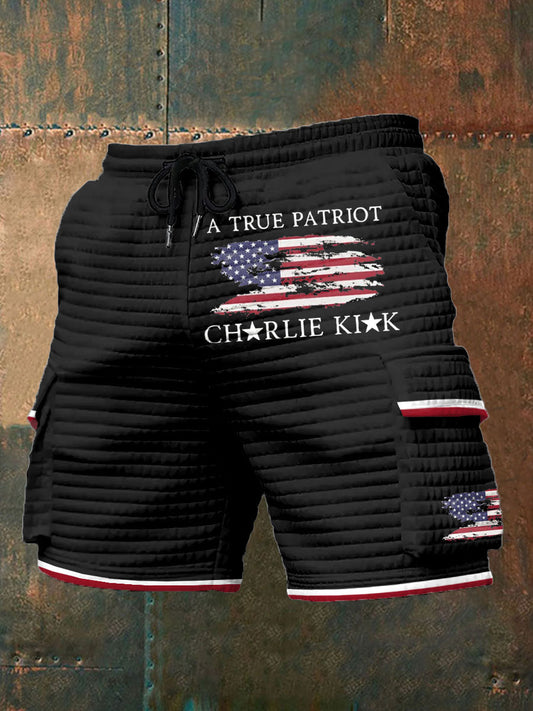 Men's Turning Point Flag Printed Shorts