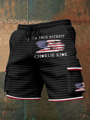 Men's Turning Point Flag Printed Shorts