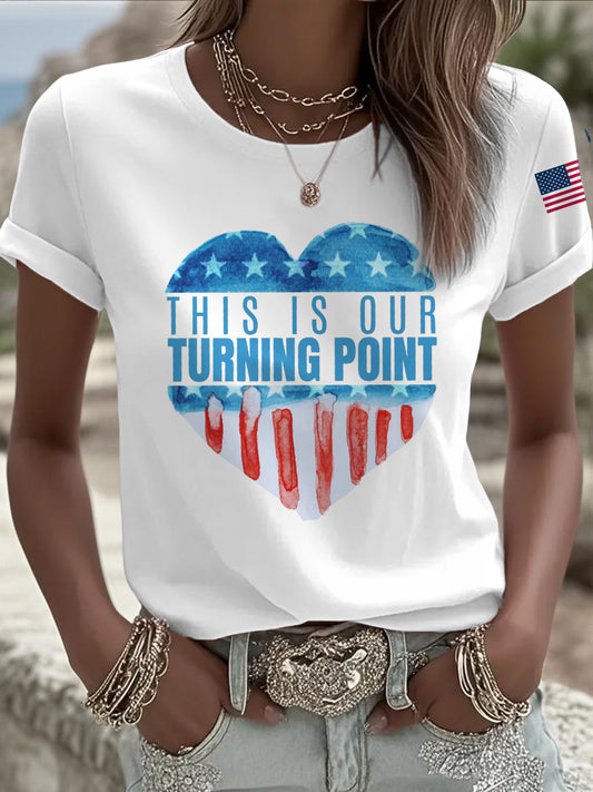 Women's This Is Our Turning Point Short Sleeve T-Shirt