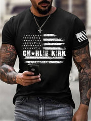 Men's A True Patriot Printed Casual T-Shirt