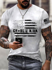 Men's A True Patriot Printed Casual T-Shirt