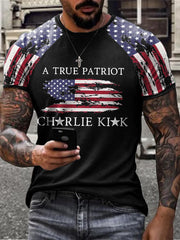 Men's Turning Point Flag Printed T-shirt
