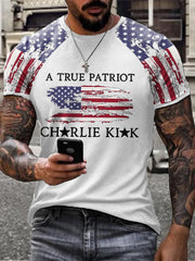 Men's Turning Point Flag Printed T-shirt