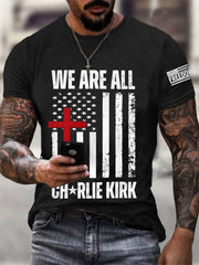 Men's We Are All Charlie Kirk Army Now! R.I.P Charlie Kirk Tee