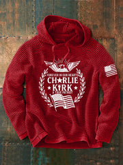 Men's R.I.P Charlie Kirk Printed Long Sleeve Sweatshirt / Hoodie