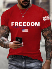 Men's Freedom Don't Stop Fighting R.I.P Charlie Kirk Tee