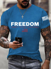 Men's Freedom Don't Stop Fighting R.I.P Charlie Kirk Tee