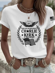 Women's R.I.P Charlie Kirk Short Sleeve T-shirt