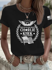 Women's R.I.P Charlie Kirk Short Sleeve T-shirt