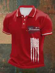Men's Freedom Turning Point Printed Casual Tops
