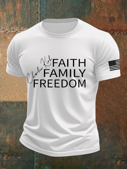 Men's Charlie Kirk Printed T-shirt
